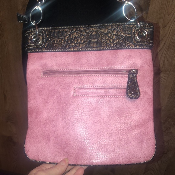 Pretty Pink Rhinestone Crossbody Purse - Picture 14 of 14